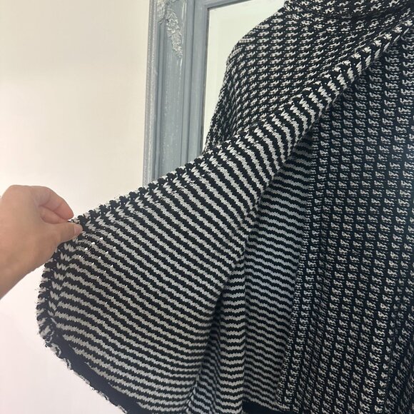 Diane von Furstenberg Ahiga Wool Tweed Turtleneck Sweater Size Small - Picture 9 of 14